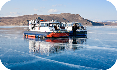 貝加爾湖藍冰奇景